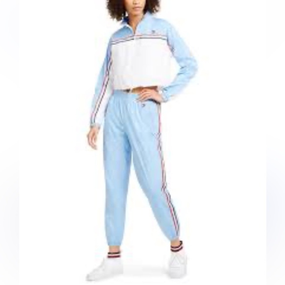 Tommy Hilfinger NWT Light Blue Track Pants Sz Lg